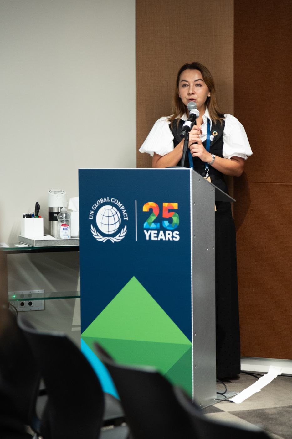 Speaking at a UN Global Compact 25th anniversary session, New York, UN General Assembly week 2025