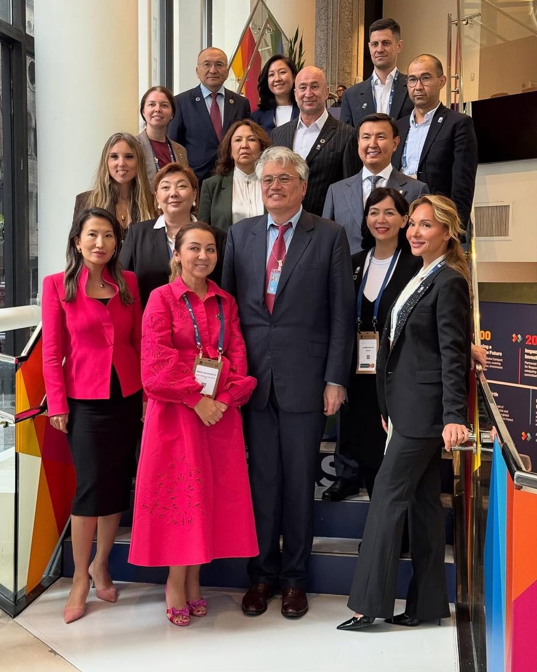 Central Asian delegation in New York during UN General Assembly week 2025