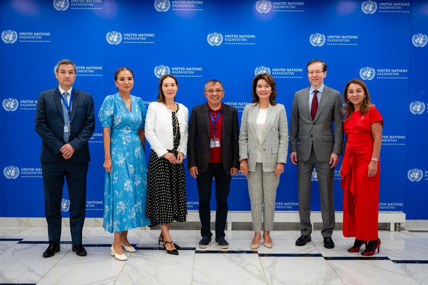 With partners at the UN in Kazakhstan