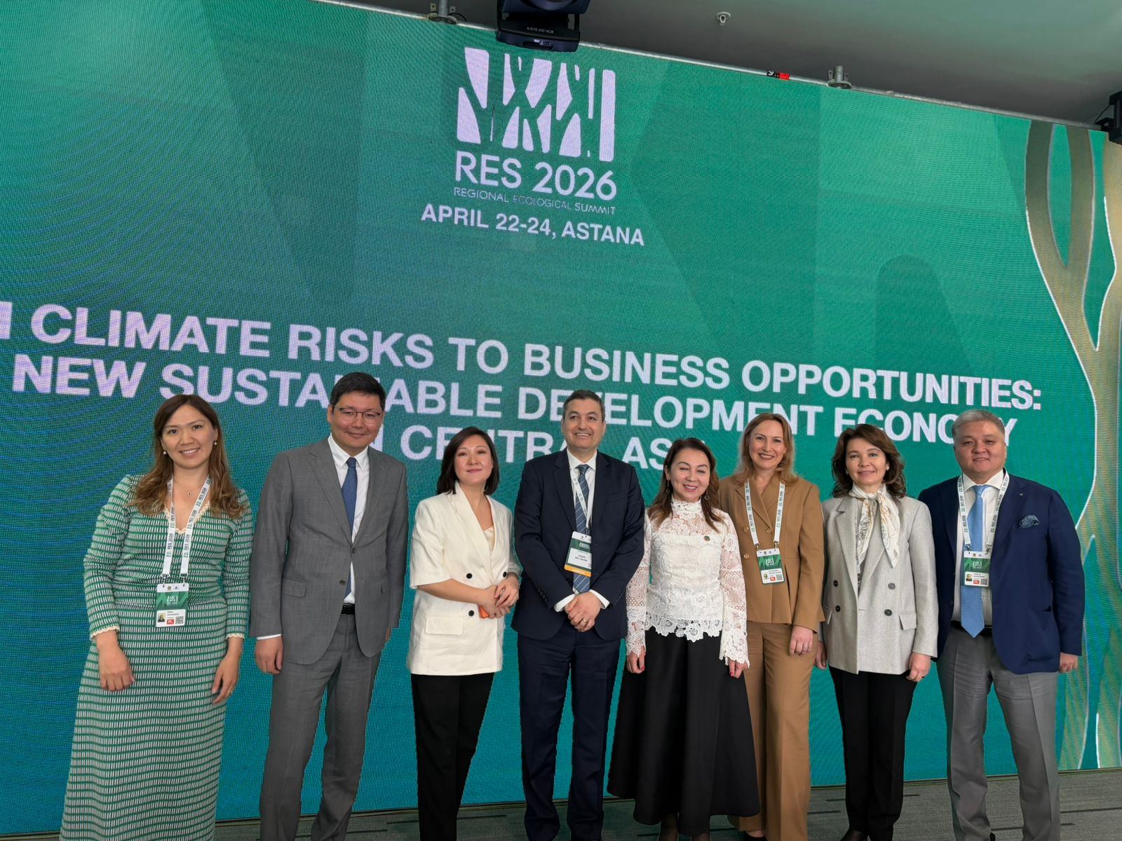 Regional Ecological Summit 2026, Astana: session on turning climate risks into business opportunities in Central Asia