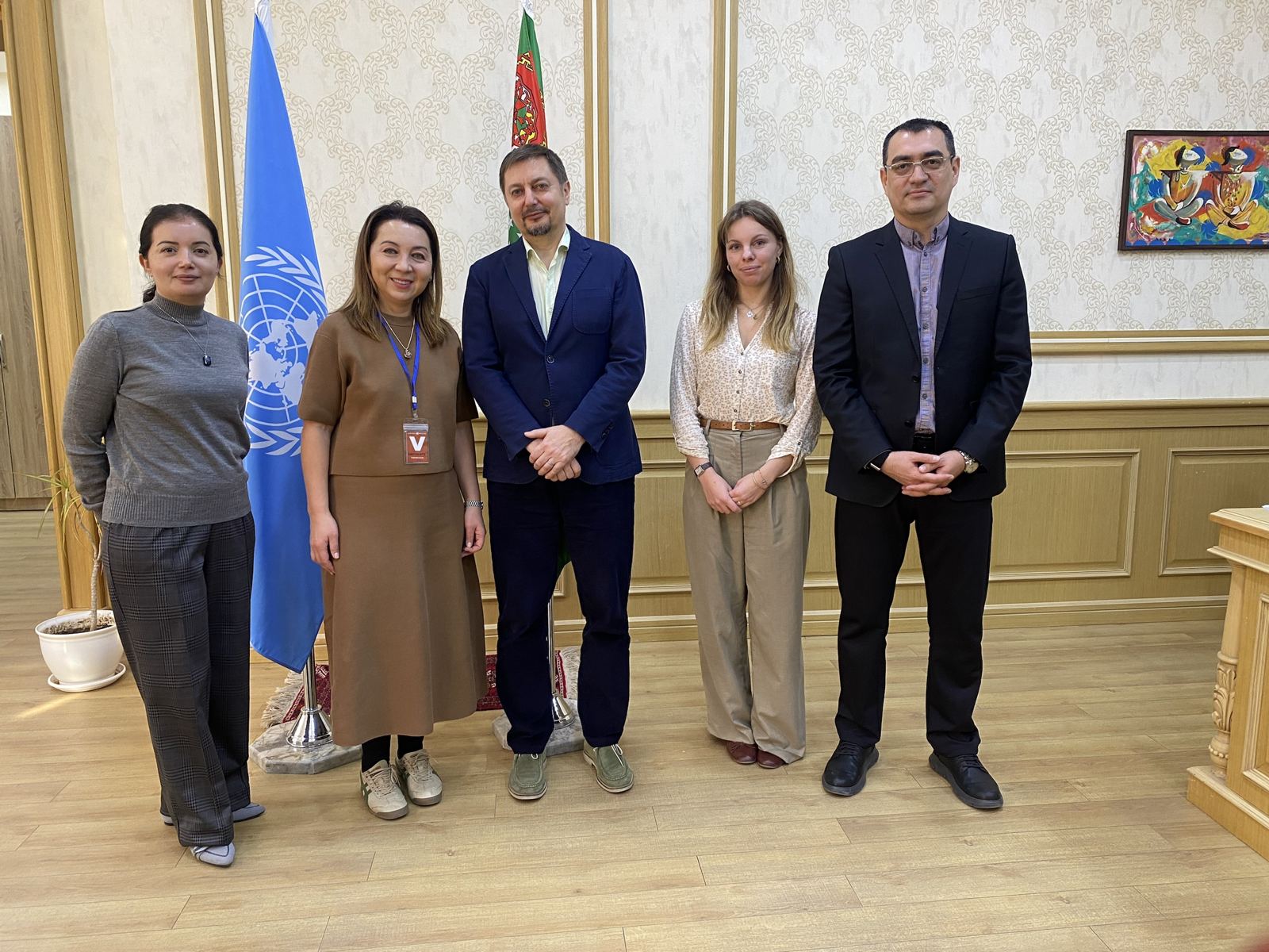 Working meeting in Turkmenistan